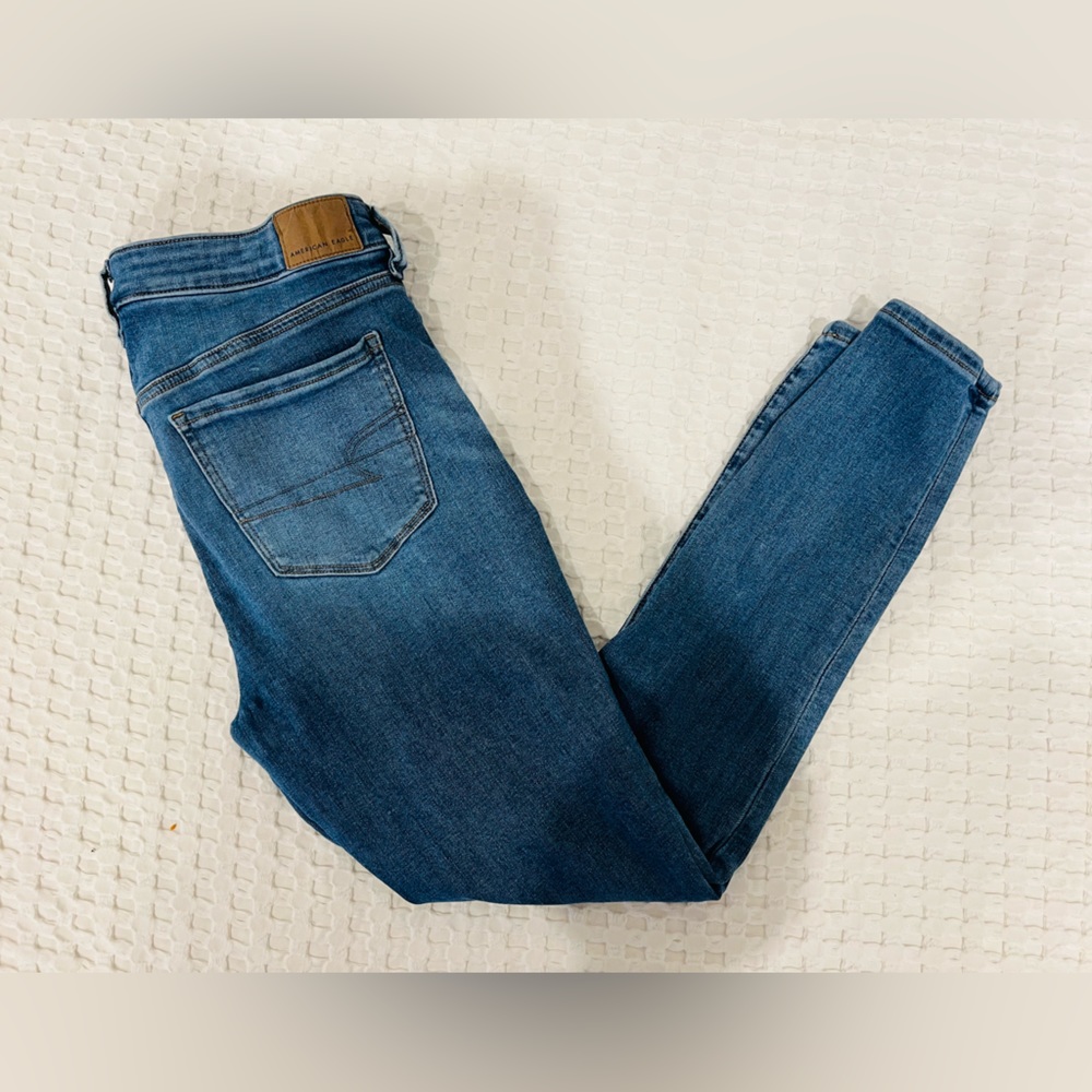 American Eagle Jeans Jegging Next Level Stretch Size 8 Short #10